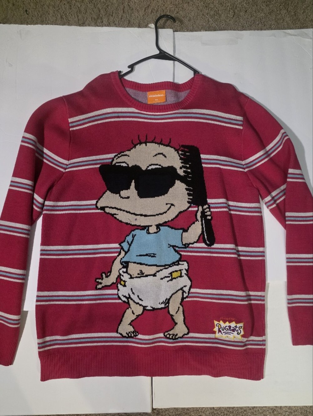 Nickelodeon Brand Rugrats Tommy Pickles Sweater